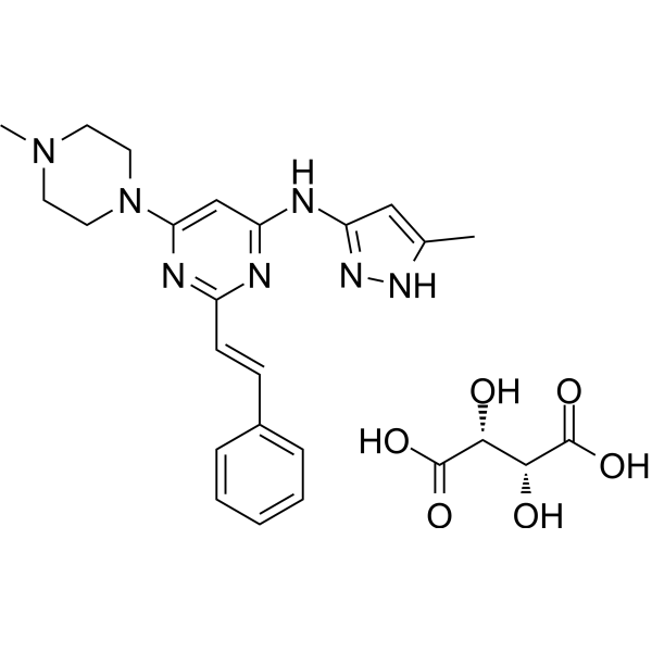 ENMD-2076 Tartrate 1453868-32-0